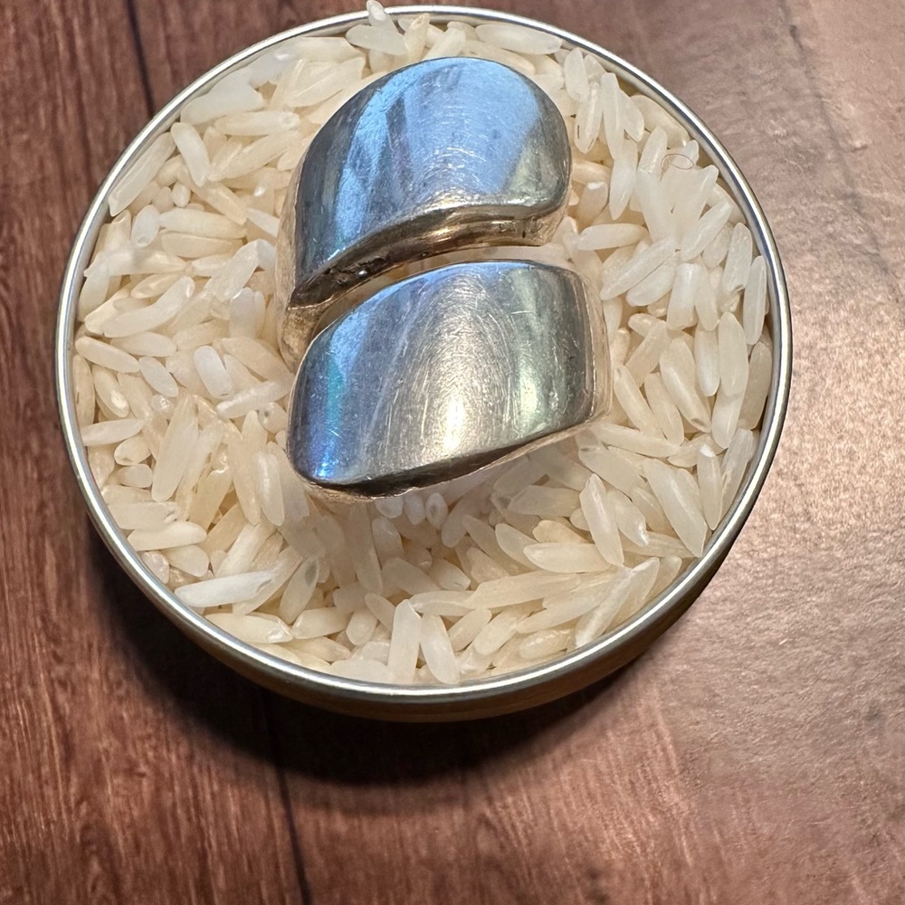Stylish Silver Statement Ring - image 2
